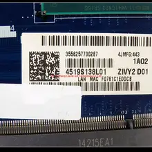 Для lenovo Y50-70 ноутбук ZIVY2 LA-B111P 5B20F78766 I7-4720HQ GTX960 DDR3 Non-Встроенная Материнская плата полностью протестирована