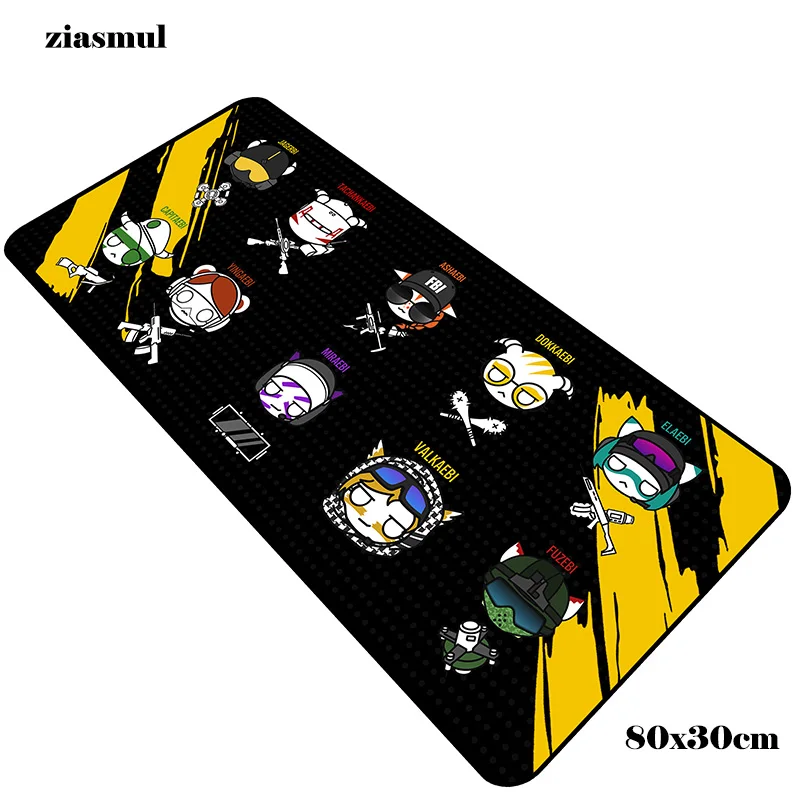  Rainbow Six Siege pad mouse new computer gamer mouse pad 800x300x2mm padmouse Q mousepad ergonomic 