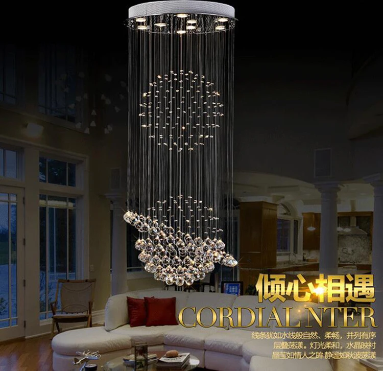 Sale jmmxiuz 2018 HOT selling New Modern K9 LED Crystal Chandelier Crystal Lamp 100% Guarantee 5