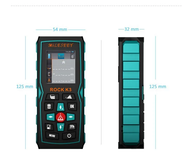 Afstandsmeter лазерный измеритель 100 м K3 Bluetooth лазерный-afstandsmeter Meten лазерный Afstand Met Kleur дисплей
