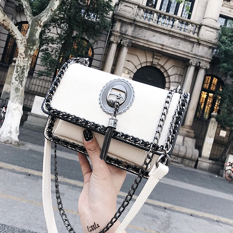 Di Delle Messaggero Modo Tendenza Trasporto Catena Donne pink Coreana Sacchetto Donna Borse green 2019 A Nuova Borsa Sacchetto Tempo Versione Libero Beige Del Per Semplice Il Tracolla black dXPqTvT