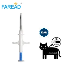 X100шт 134,2 кГц микрочип для домашних животных для FDX-B собак 2,12*12 мм чип для идентификации животных, шприц для идентификации кошек и рыб, ветеринарный приют