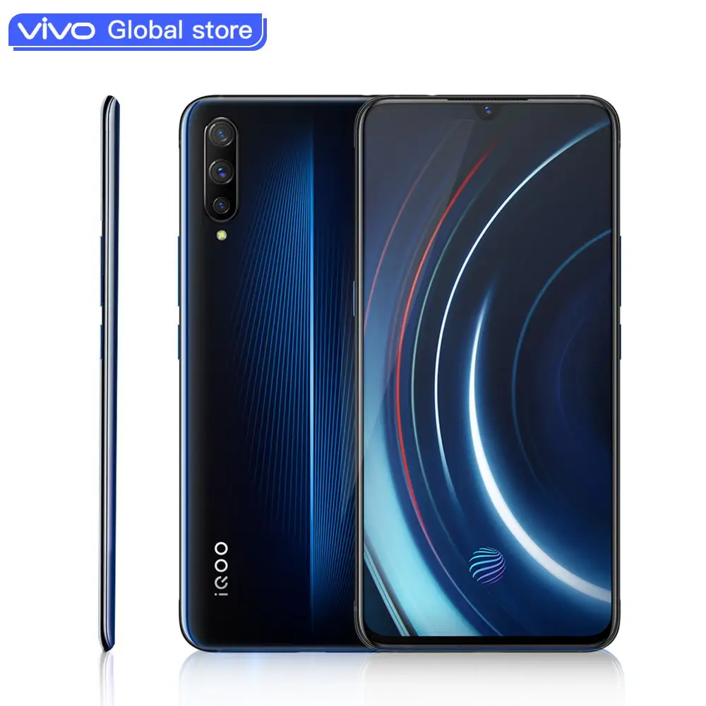 

Original vivo iQOO Mobile Phone 6.41" 6GB 128GB Snapdragon Octa Core Dual Cameras 12MP+13MP Android 9 4000mAh 44W NFC Smartphone