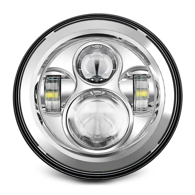 7inch led headlight chrome800