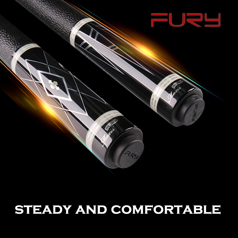 

Original FURY MS Pool Cue Stick Kit Billiard Cue 13mm Tiger Tips North American Maple Handmade Professional Kit Billiar 2019