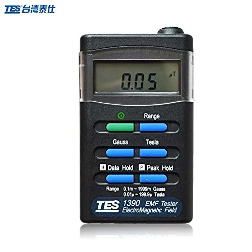 

TES TES1390 Radiation Detectors EMF Gauss Field Meter Electromagnetic TES-1390