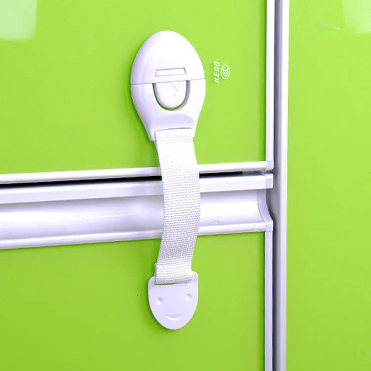 Мультфильм скрытая кнопка ящик замок для шкафа замок холодильник шкаф дверной замок дети ребенок обеспечение безопасности защиты палец
