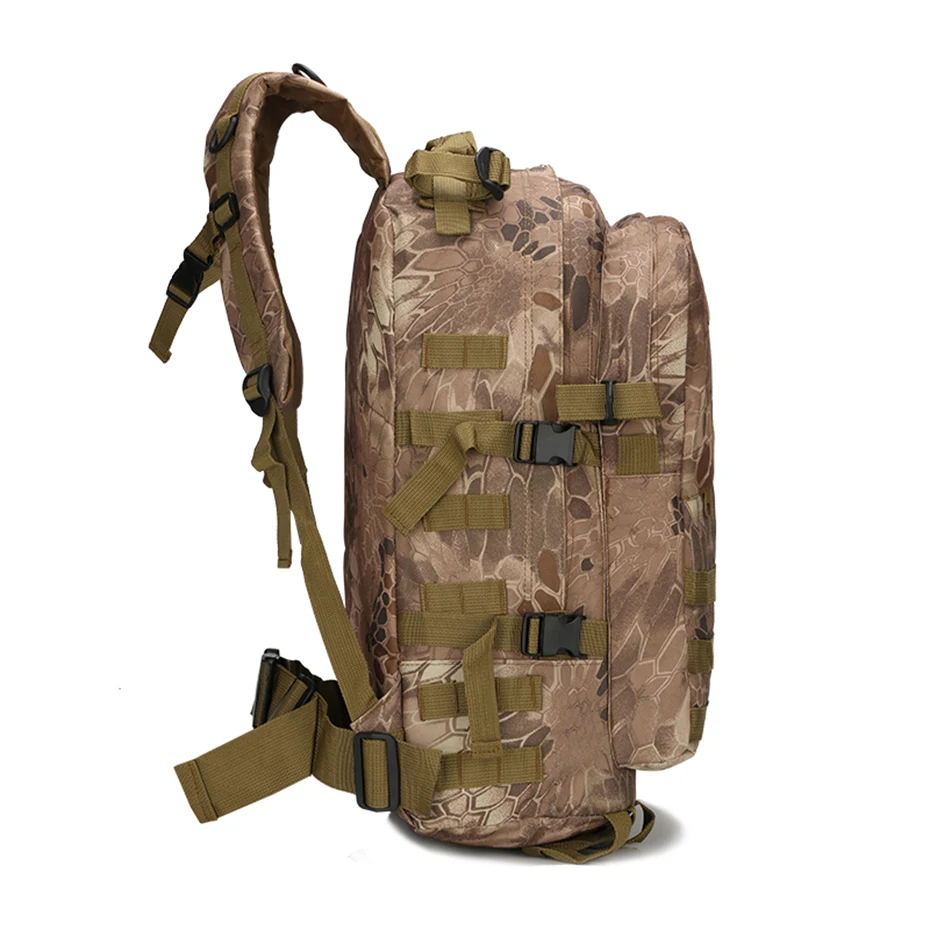 Мужской военный рюкзак большой емкости, водонепроницаемый рюкзак для путешествий, 3D рюкзак для атак, нейлоновый армейский патруль, камуфляжные рюкзаки, сумки