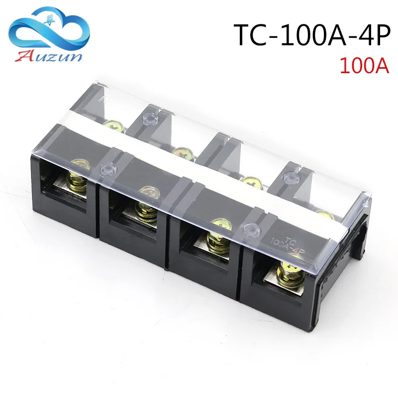 

TC1004 fixed terminal terminal box large current 100A4P terminal of pure copper conductor