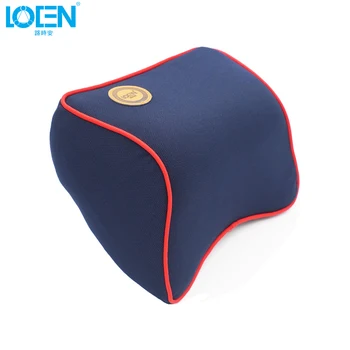 

LOEN 1PCS High Quality Space Memory Foam Car Lumbar Support Pillow Auto Neck Pillow Headrest Lumbar Pillow Fabrics Pillow