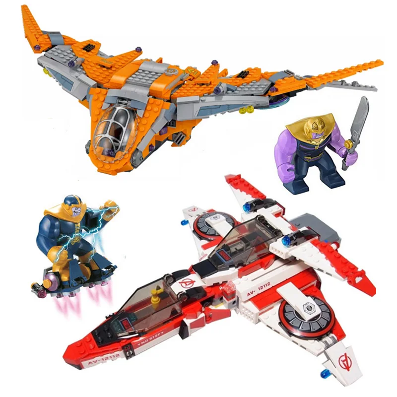 

76107 76049 LegoINGly Marvel Avengers Infinity War Thanos Ultimate Space Battle Building Blocks Decool 7120 07103