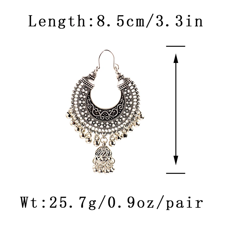 OIQUEI 2020 трендовые маленькие индийские Jhumka висячие серьги с кисточками для женщин
