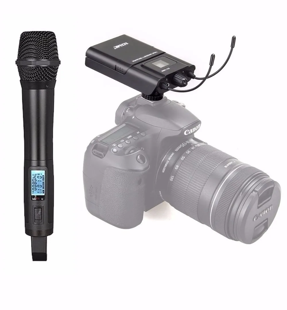 ACEMIC-UHF-True-diversity-Wireless-Mic-handheld-Microphone-DSLR-DV