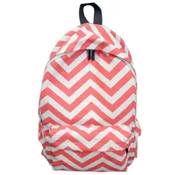 Модные бутик свежий Цвет Волна Полосатый Принт Для женщин Рюкзаки рюкзак для девочек Дорожная сумка Студенты rucks