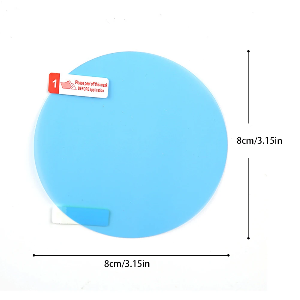 2 шт. Автомобильная зеркальная защитная пленка заднего вида анти-противотуманные экраны для окон прозрачная непромокаемая зеркало заднего вида мотоциклетная Защитная мягкая пленка