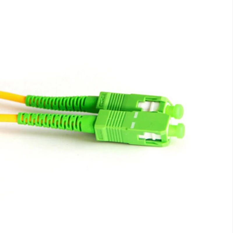 10 шт. SC APC в SC APC Simplex 2,0 мм 3,0 мм ПВХ одномодовый волоконный патч-кабель fibra оптика перемычка