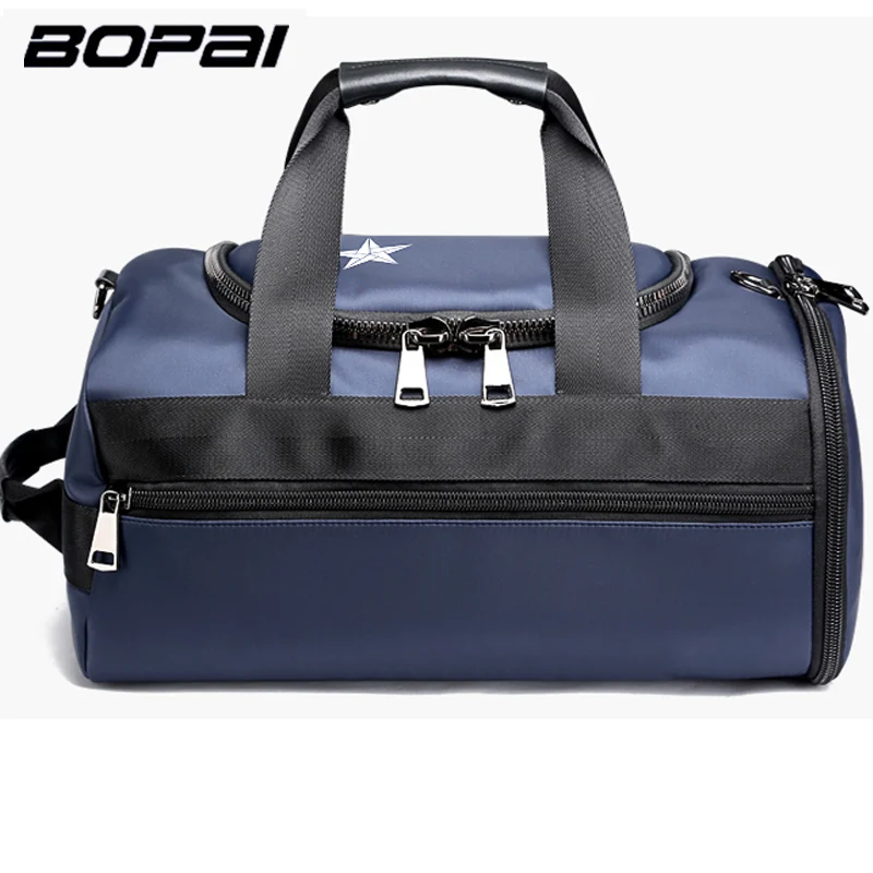 BOPAI Brand Multifunction Travel Bag Large Capacity Travel Shoulders