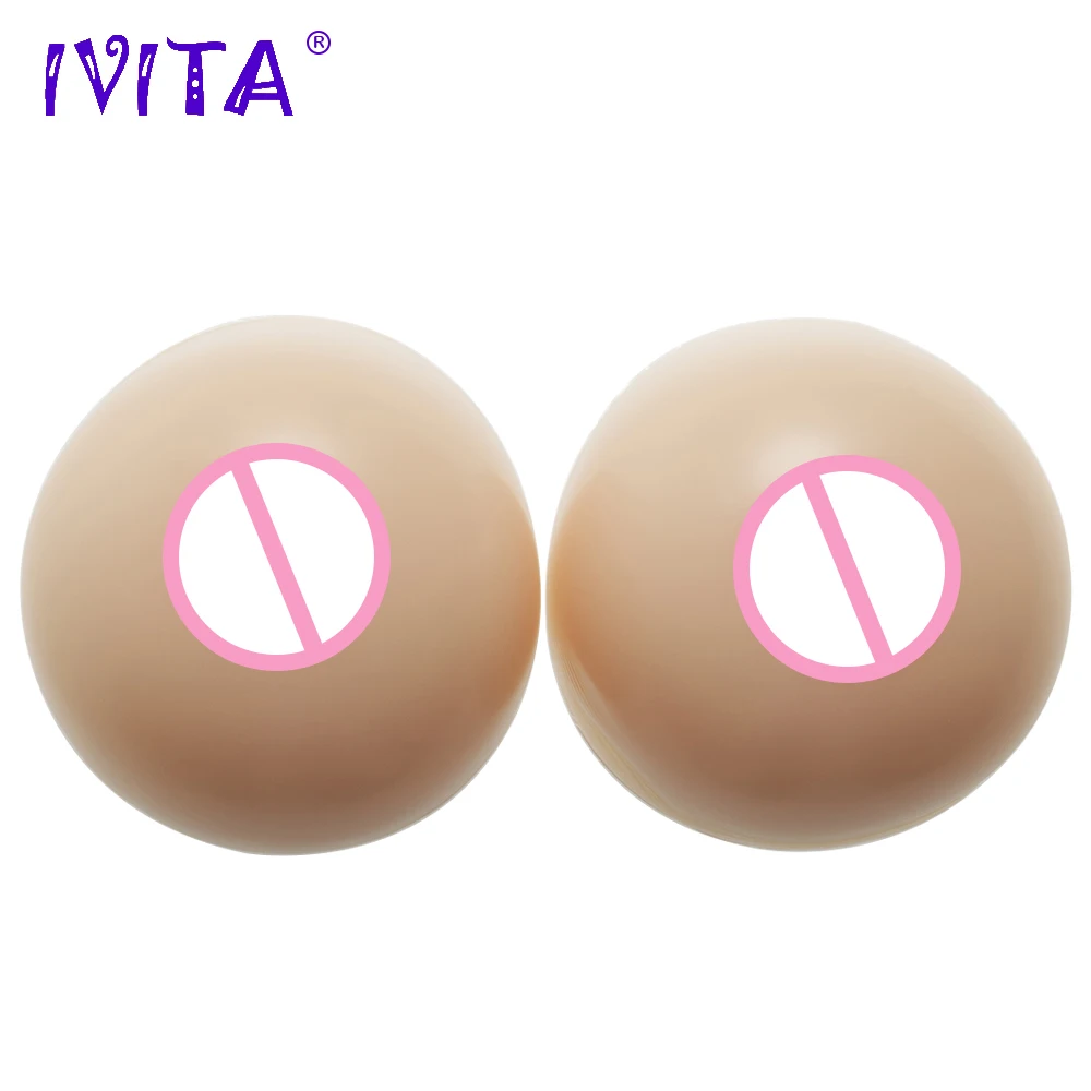 

IVITA 2000g Realistic Silicone Breasts Fake Boobs For Crossdresser Drag Queen Transgender Shemale Bra Enhancer Breast Forms