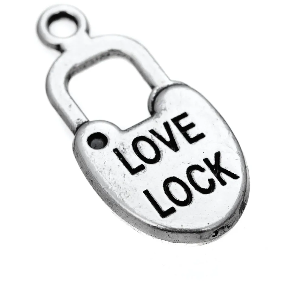 Engraved Love Lock Word Letter Charms | Украшения и аксессуары