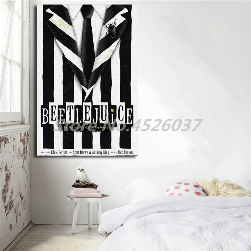 Beetlejuice Al Broadway Wall Art Canvas Poster And Print