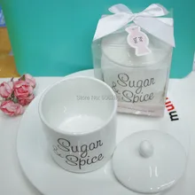 30 шт./лот) В best фарфор "сахар и специи" сахарница дети День рождения поставок и свадебные Сувениры сувениры