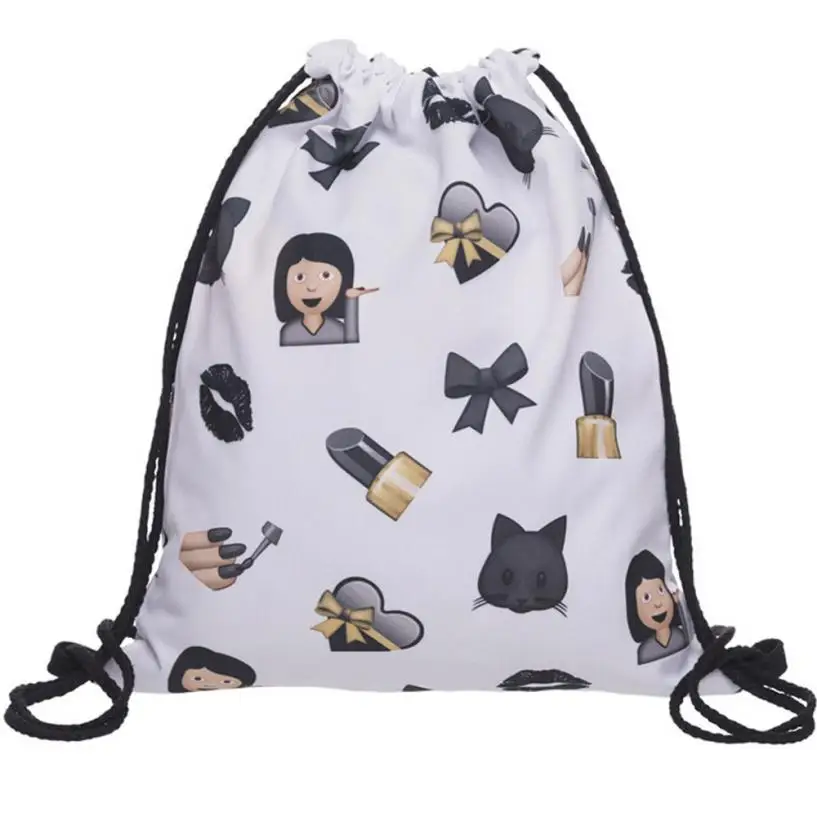 

Jasmine Traveling Fashion Unisex Backpacks 3D Printing Bags Drawstring Backpack  Sep28