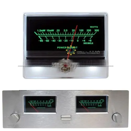 VU Панель метр аудио усилитель мощности индикатор дБ Таблица уровня заголовок подсветка