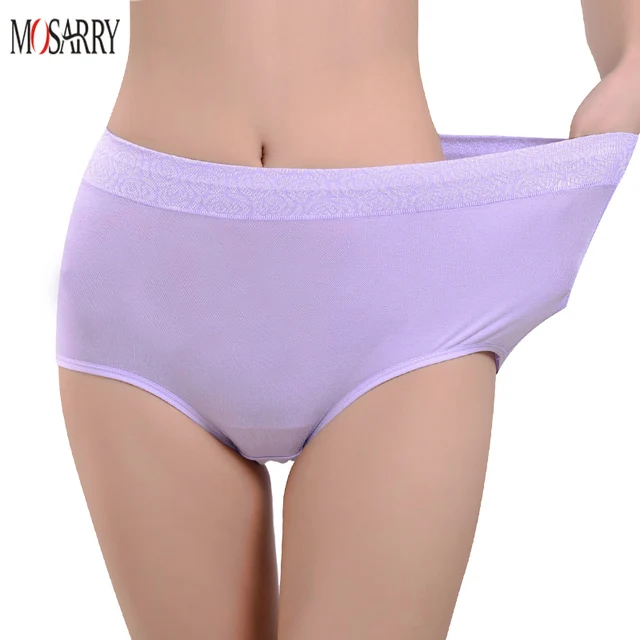 Underwear Women Plus Size Panties Brand Briefs Stretching Breathable