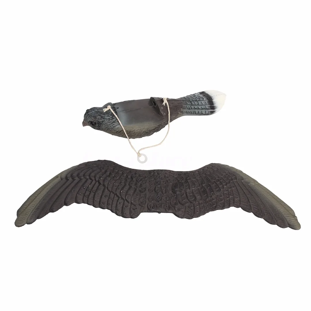 JX-LCLYL Garden Flying Bird Hawk Owl Decoy Weed Pest Control Repellent Scarer Scarecrow