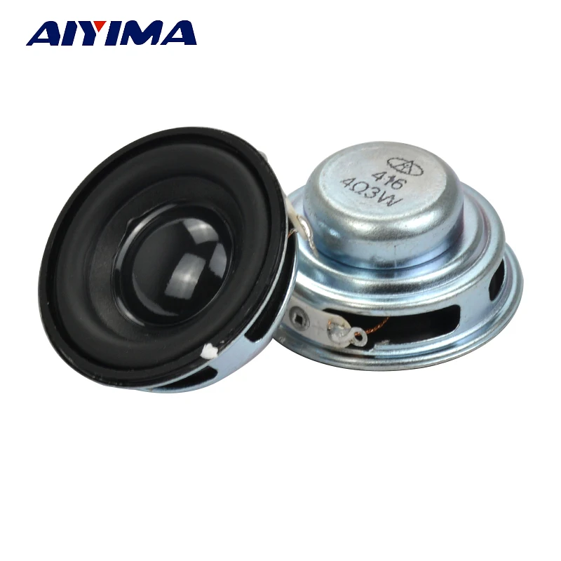 Aiyima 2pcs 40mm Speaker 4 ohm 3 w Subwoofer multimedia loudspeaker