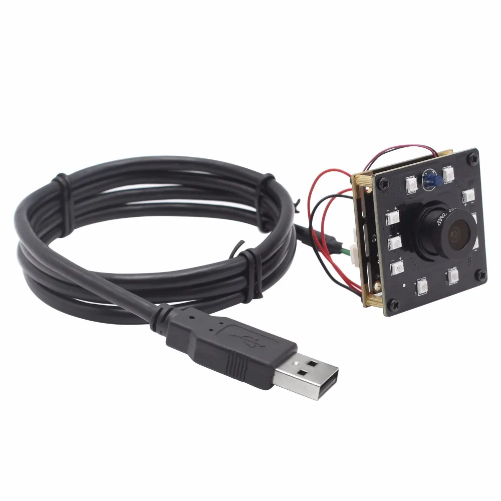 OEM USB модуль камеры 2 мегапиксельная cmos OV2710 100 120FPS UVC IR камера ночного видения micro usb