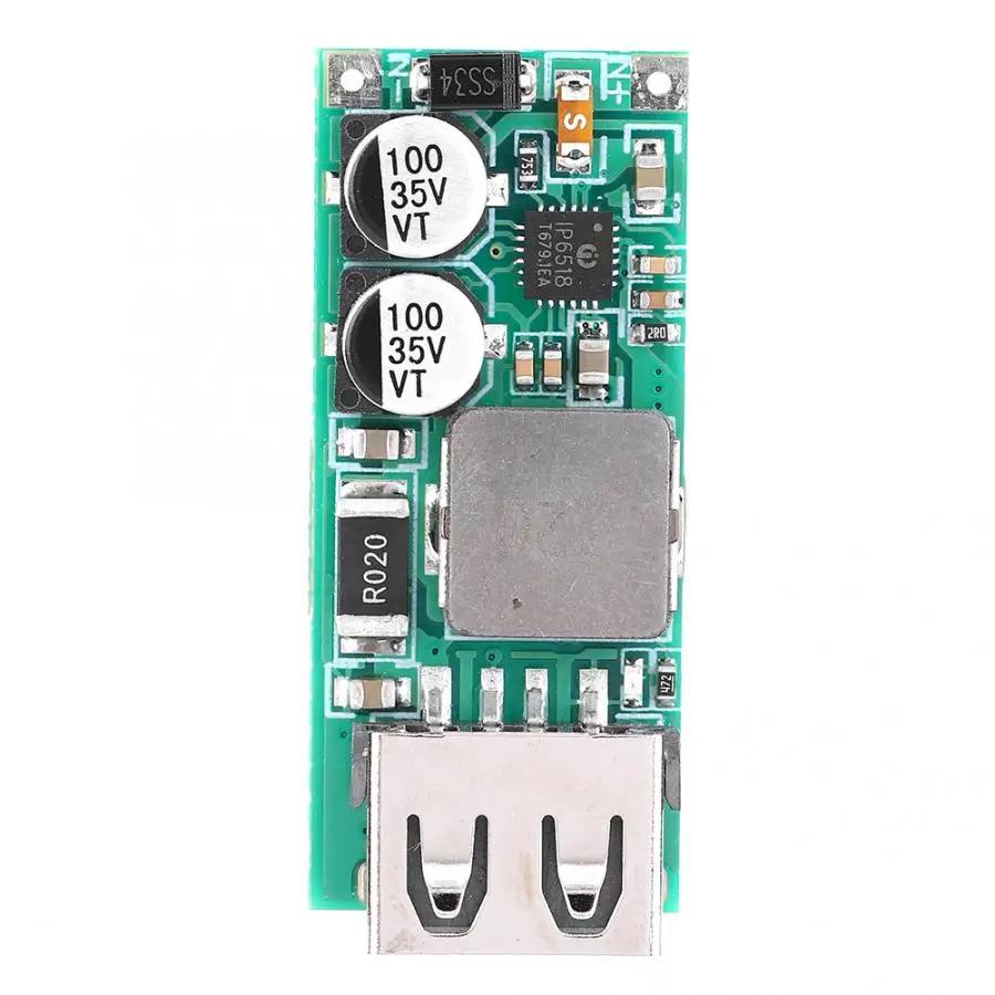 

Ceiling Lamp Lighting Source Led Pixel DC-DC 10.5-32VDC To 3-20V USB+Type-C Fast Charging Step-down Module Led Module Replace