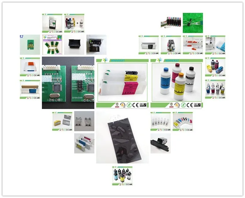 WINNERJET DTG чип одноразовая микросхема совместим с Epson T3200 принтер