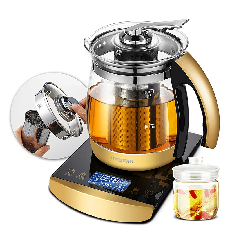 Thick Glass Multi Function Electric Kettle New Design Healthy Boiling