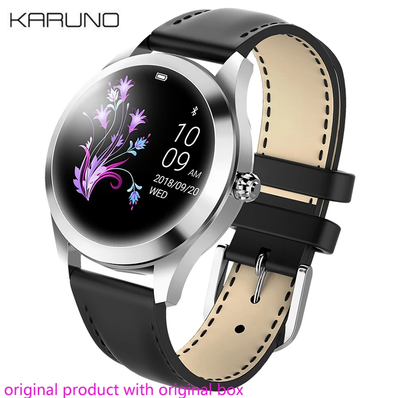 

Karuno Smart Watch Women KW10 Bluetooth 4.0 IP68 waterproof Multi-sports modes Pedometer Heart Rate Fitness Bracelet for Lady