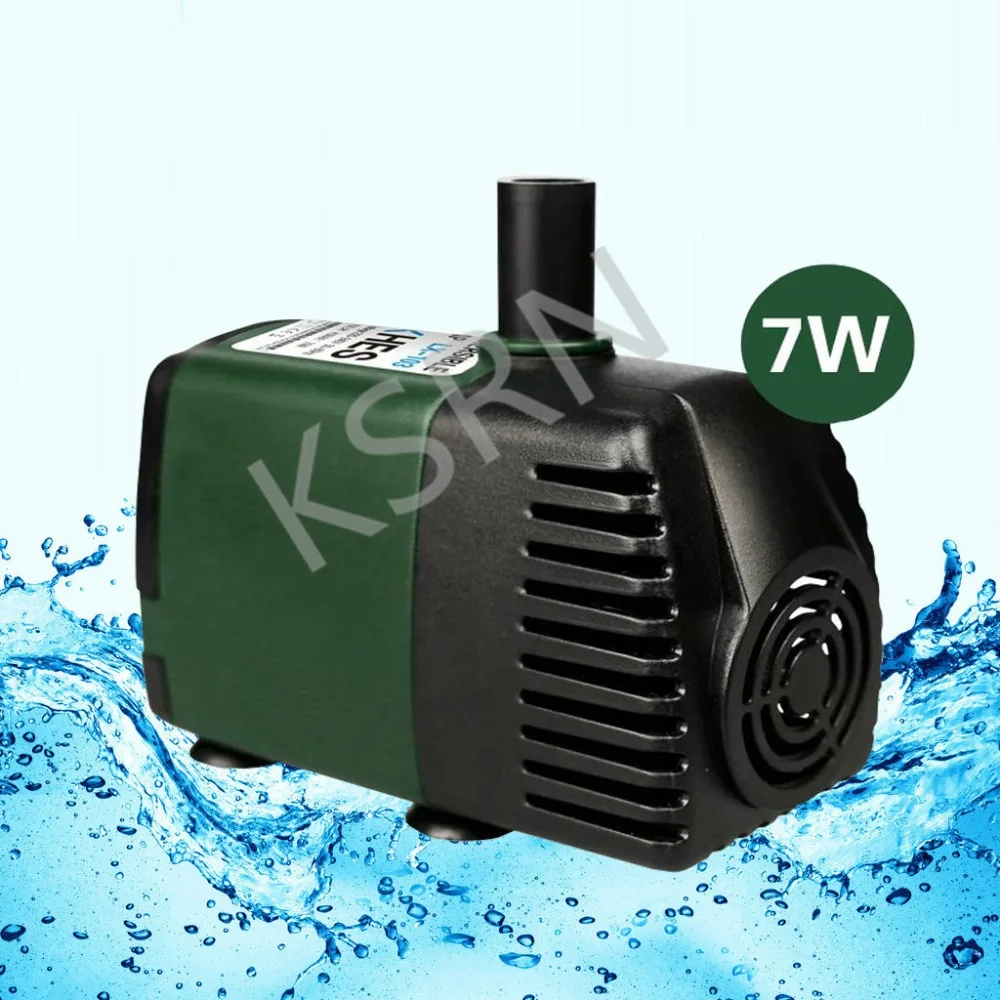 

220V Submersible Water Pump 750LPH Fish Tank Fountain Aquarium Fall Hydroponic 7W