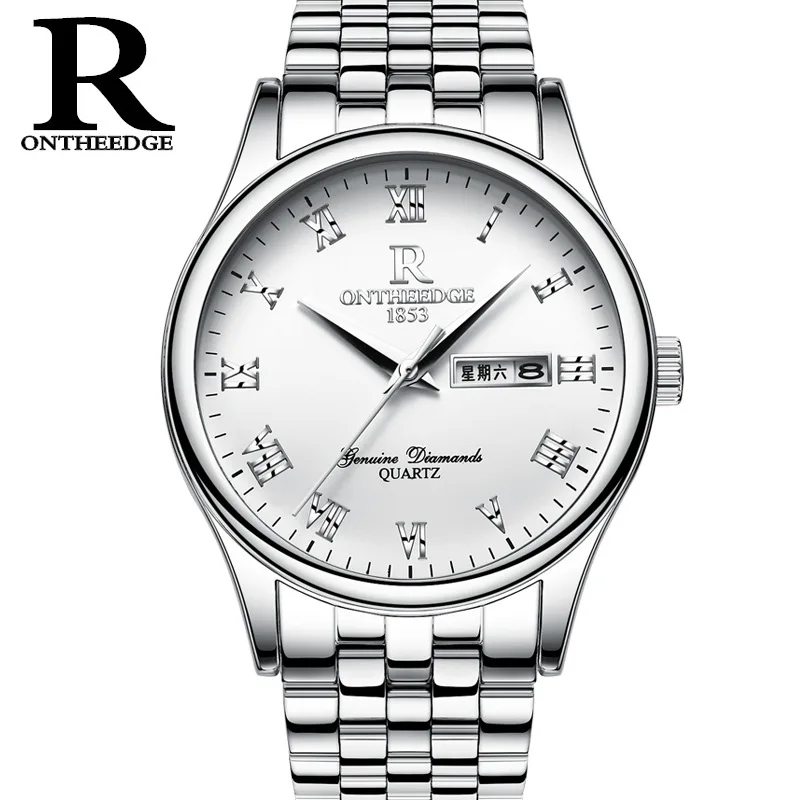 

Relogio homem Luxury Brand Business Stainless Steel Quartz Watches Men Fashion Waterproof Sport Mens Wrist watch Relojes Hombre