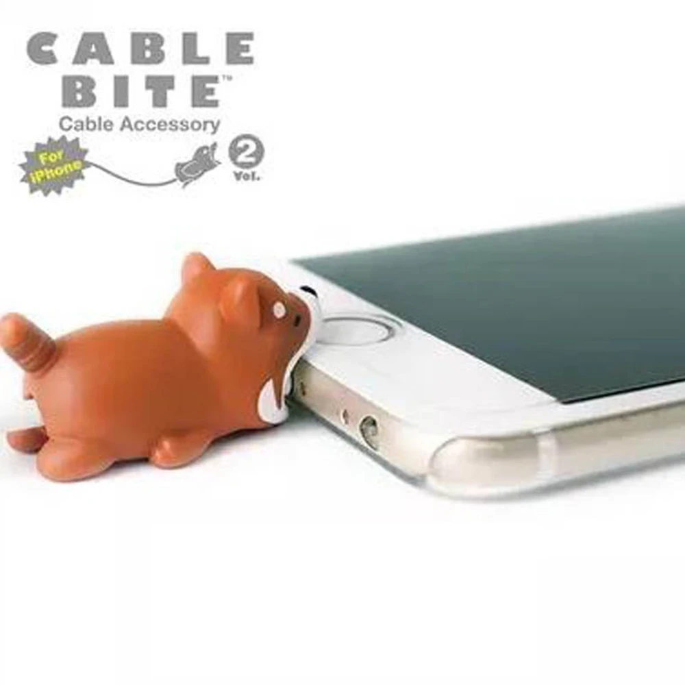 Зарядный кабель для мобильного телефона, защитный шнур для наушников с милым животным узором для всех мобильных телефонов