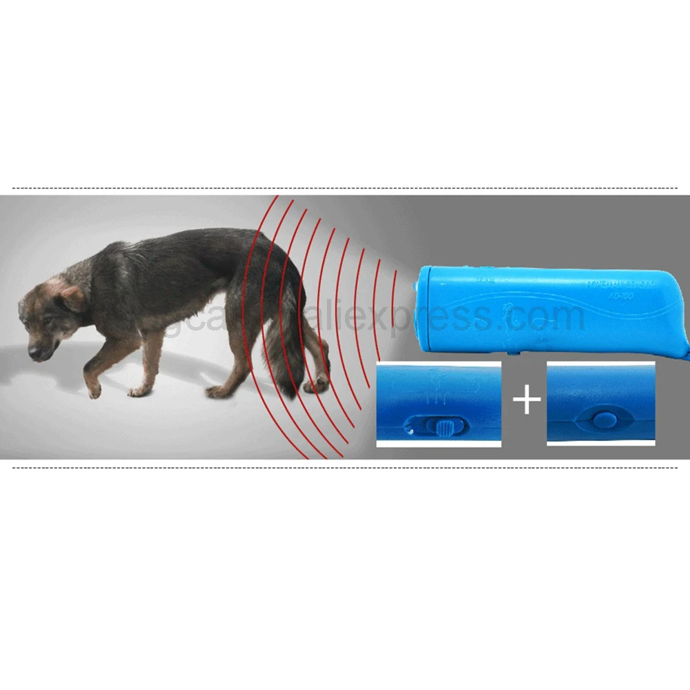 3 в 1 стоп-лай сдерживающий Репеллент для собак ультразвуковое устройство для тренировки домашних животных Анти лай для собак со светодио дный ами для домашних животных