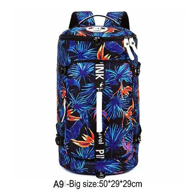 Женская спортивная сумка, спортивная сумка, уличный спортивный рюкзак для девушек, стиль, с принтом, для фитнеса, сумка через плечо, женская спортивная сумка для фитнеса - Цвет: A9