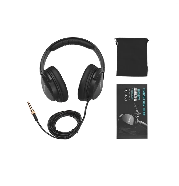 TAKSTAR TS 450 динамические стереонаушники для монитора Накладные наушники тяжелые