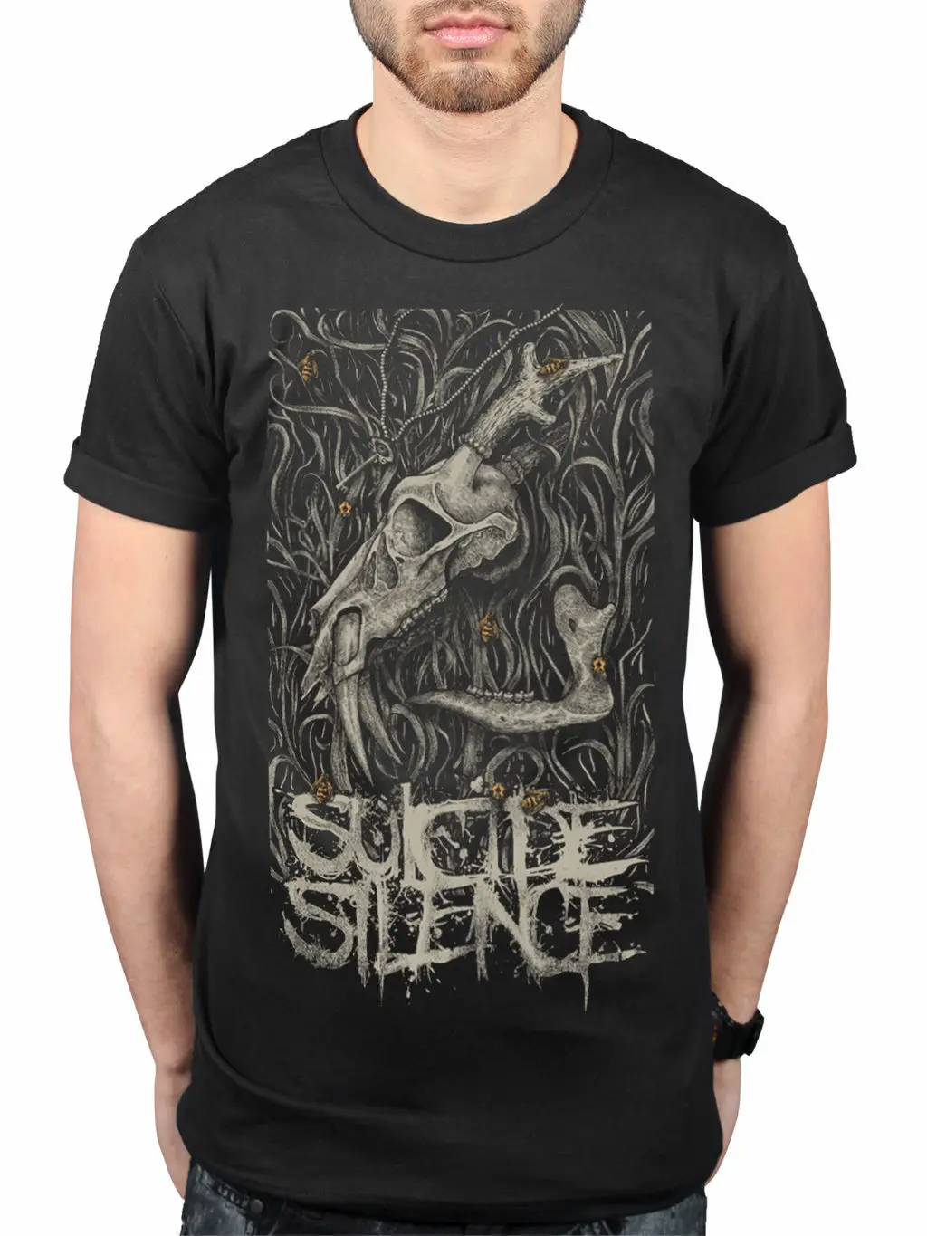Официальный Suicide Silence смерть сказки футболка музыка рок группа Deathcore новый