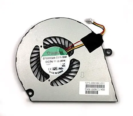 SSEA новый вентилятор охлаждения для процессора HP ENVY4-1007TX 1008TX 1024T ENVY4 ENVY6 ENVY 6 4