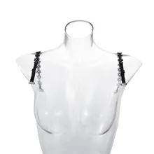 Регулируемый бюстгальтер для женщин и девочек, кружевной бюстгальтер с цветочным рисунком, на бретельках, сексуальный плечевой ремень, нижнее белье, аксессуары, регулируемый плечевой ремень