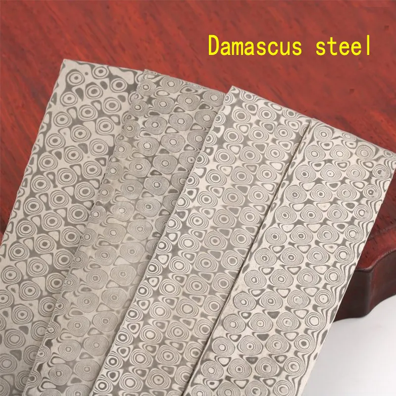 4 kinds Damascus steel DIY knife Making Material Rose Sandwich Pattern steel Knife blade blank Heat Treatment 4 kinds Damascus steel DIY knife Making Material Rose Sandwich Pattern steel Knife blade blank Heat Treatment