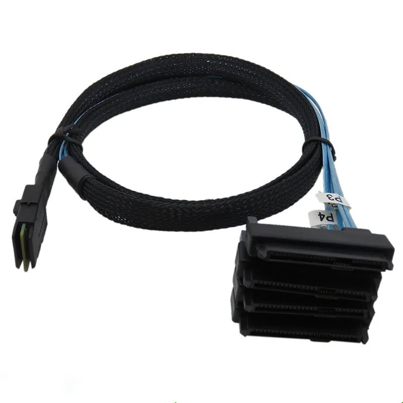 Мини-Кабель SAS 36Pin кабель SATA для расширения данных с 1 по 4 разветвитель 15