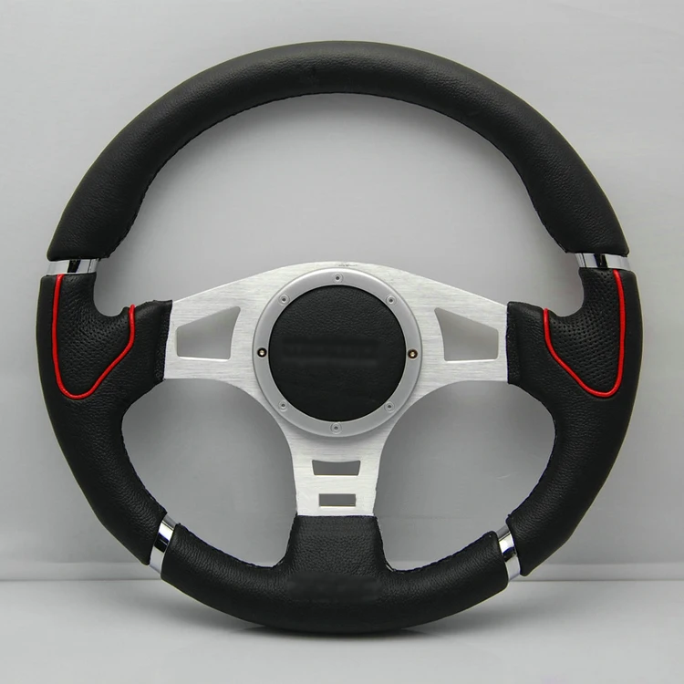 

New Universal Fits Racing Sport 13064A/340mm Suede Deep Dish Alloy Steering Wheel