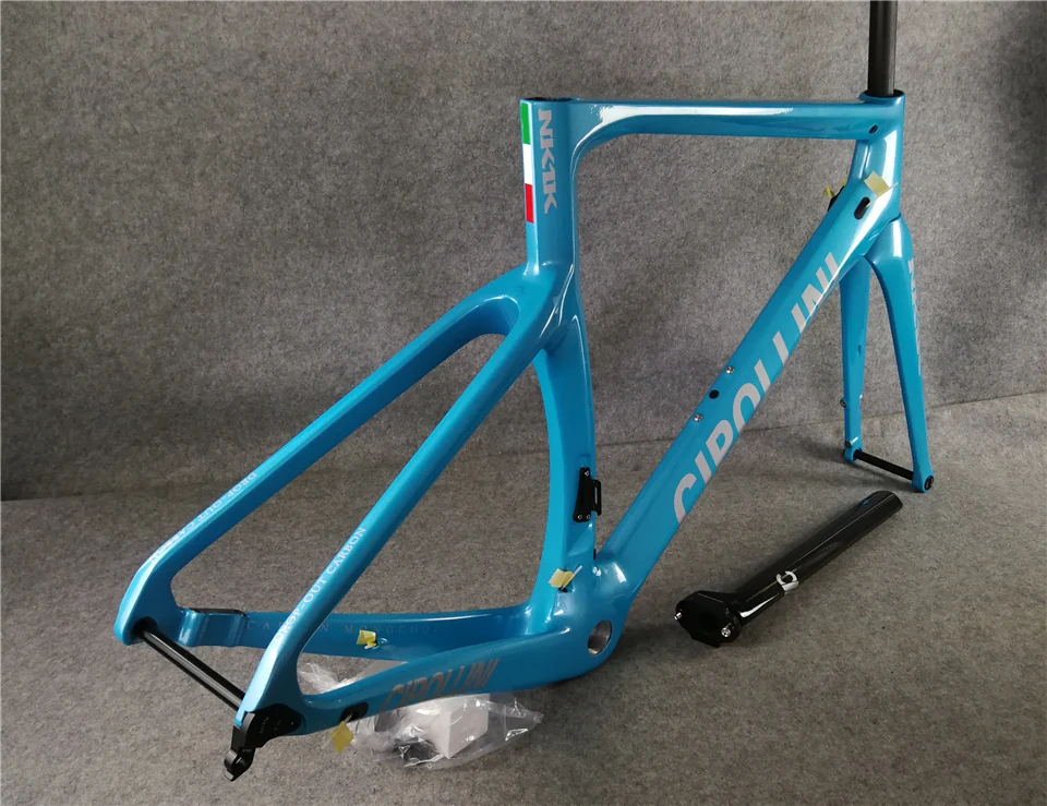 Best DISk Blue Cipollini NK1K Disc Sliver Logo Carbon Road Frame Bike carbon bicycle frame glossy/matte 5