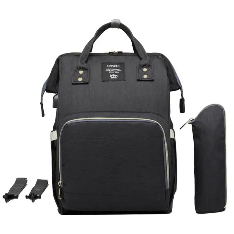 Рюкзак для подгузников Мумия подгузник для беременных сумка зарядка через usb большой Ёмкость кормящих путешествия рюкзак сумка для