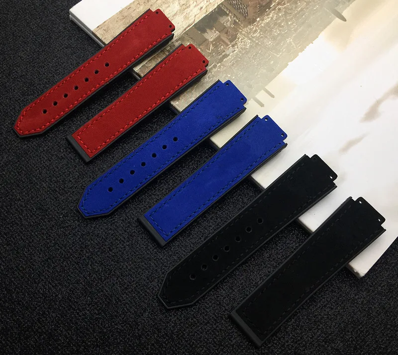 Ремешок для часов Hublot Женский брендовый кожаный резиновый силиконовый Браслет